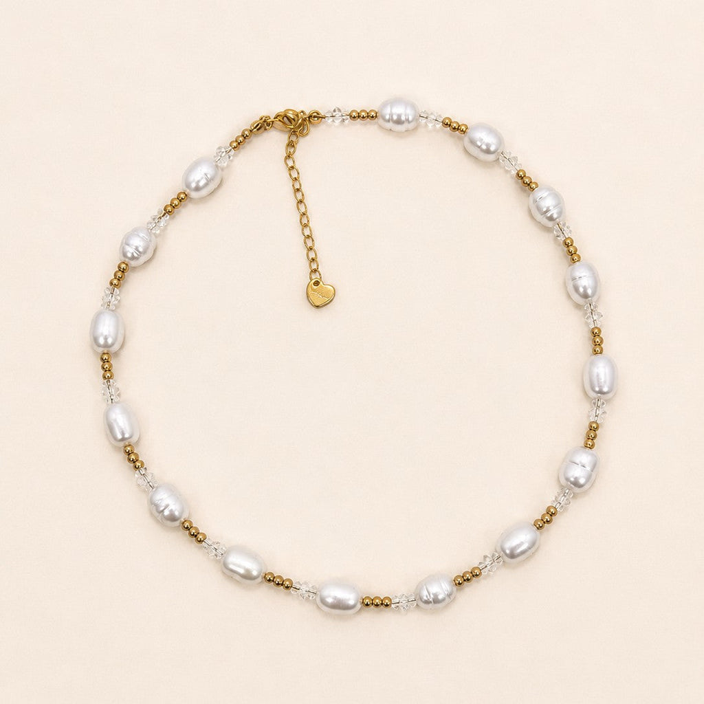 Stainless Steel Tarnish Free Pearl Necklaces | 40NK9755