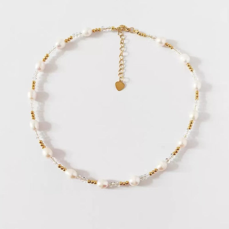 Stainless Steel Tarnish Free Pearl Necklaces | 40NK9755