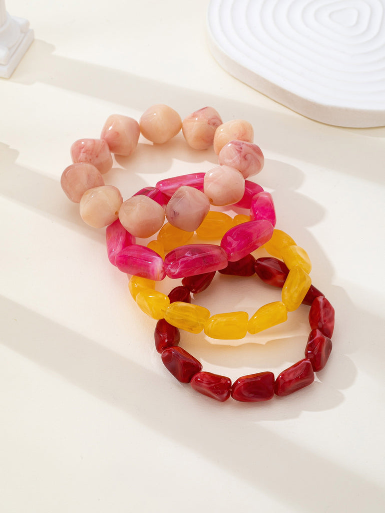 Bohemian Resin Nugget Stretch Bracelet | 80B1868