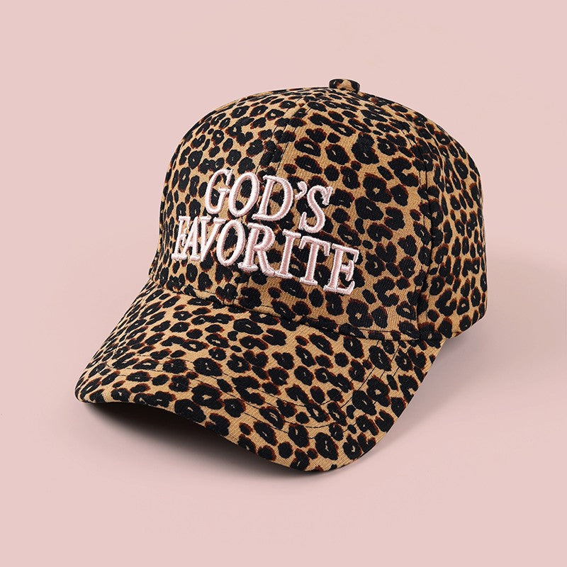 "God's Favorite" Embroidered Graphic Baseball Cap | 40HW769