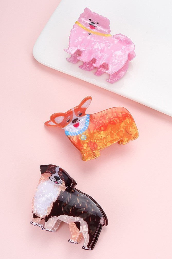 TRENDING JUMBO DOG HAIR CLAW CLIPS | 40H1166