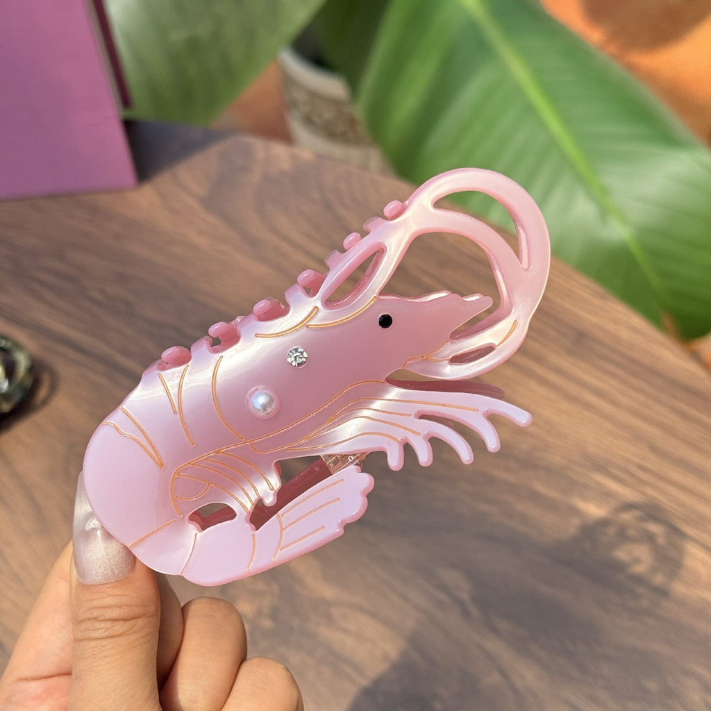Shrimp Acetate Hair Claw Clip | 40H1176