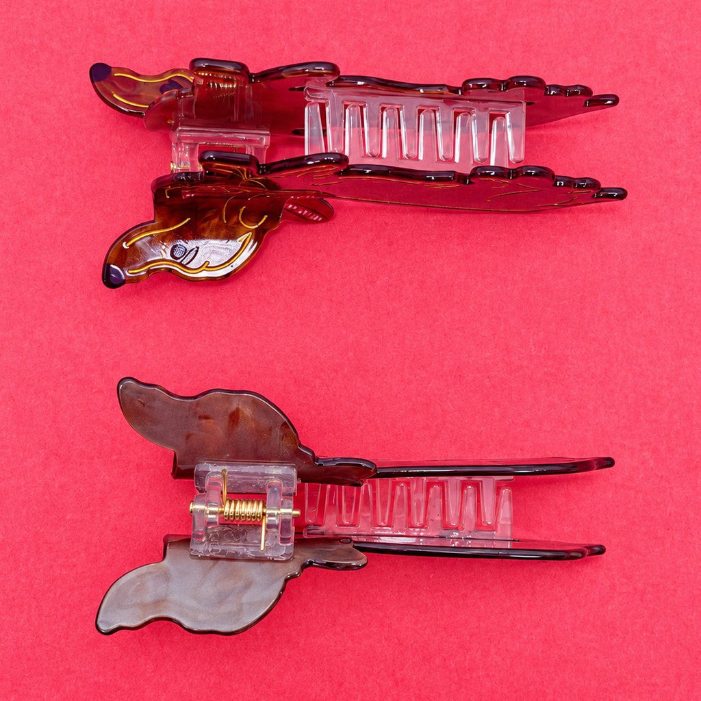 Charming Dachshund Dog Bandana Hair Claw Clip | 40H1235