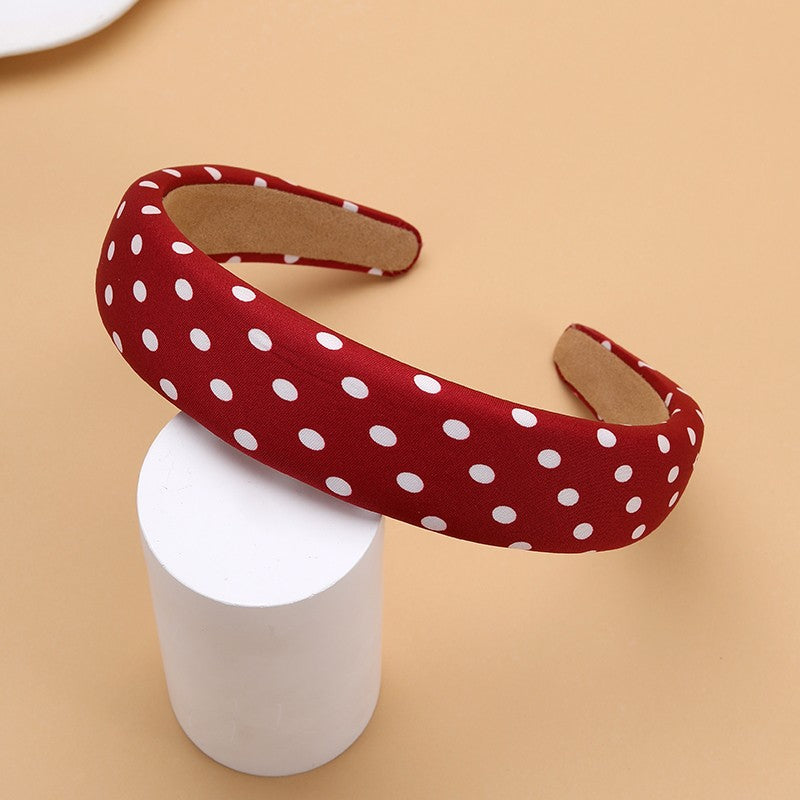 POLKA DOT PADDED HEADBAND | 40HB212
