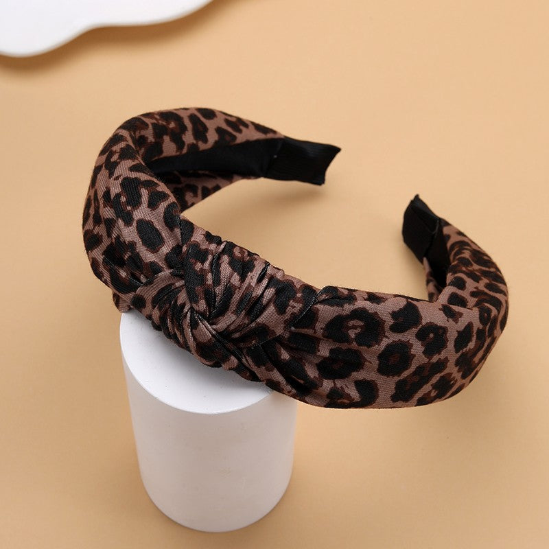 POLKA DOT ZEBRA ANIMAL KNOTTED HEADBAND | 40HB213