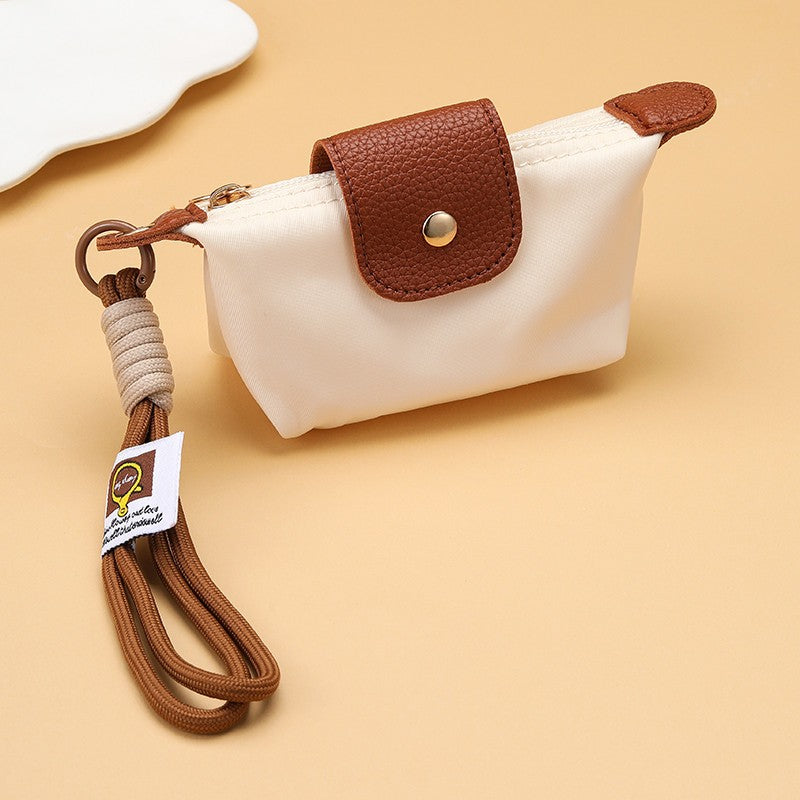 Mini Flap Coin Pouch Wristlet Keychains | 40KC198