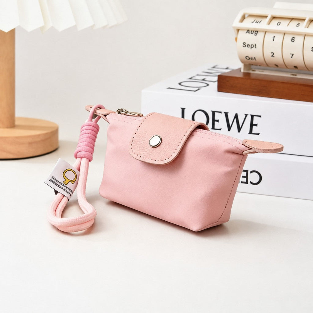 Mini Flap Coin Pouch Wristlet Keychains | 40KC198