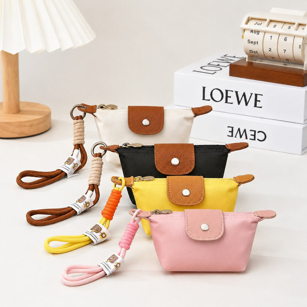 Mini Flap Coin Pouch Wristlet Keychains | 40KC198