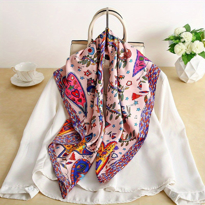 Bohemian Paisley Print Scarf | 40SC767