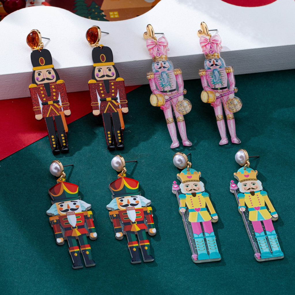 Nutcracker Soldier Statement Drop Earrings | 80E63508