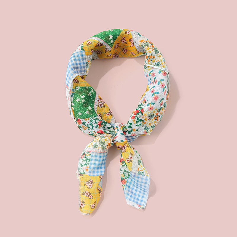 Assorted Print Thin Square Scarf | 40SC740