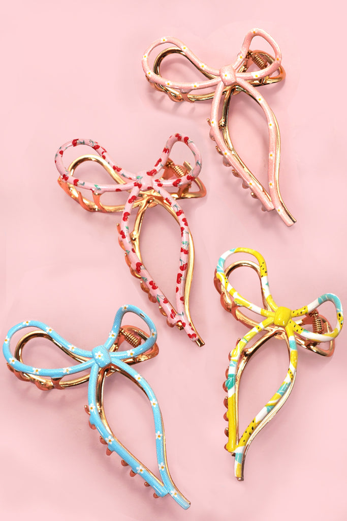 Whimsical Floral Coquette Clip Hair Claw Clips | 40H1101