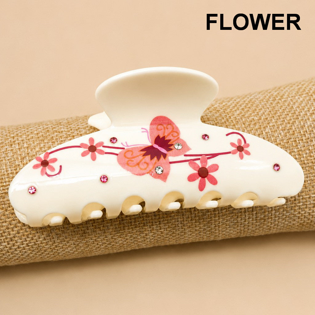 CHERRY BUTTERFLY FLORAL BEE HAIR CLAW CLIP | 40H1129