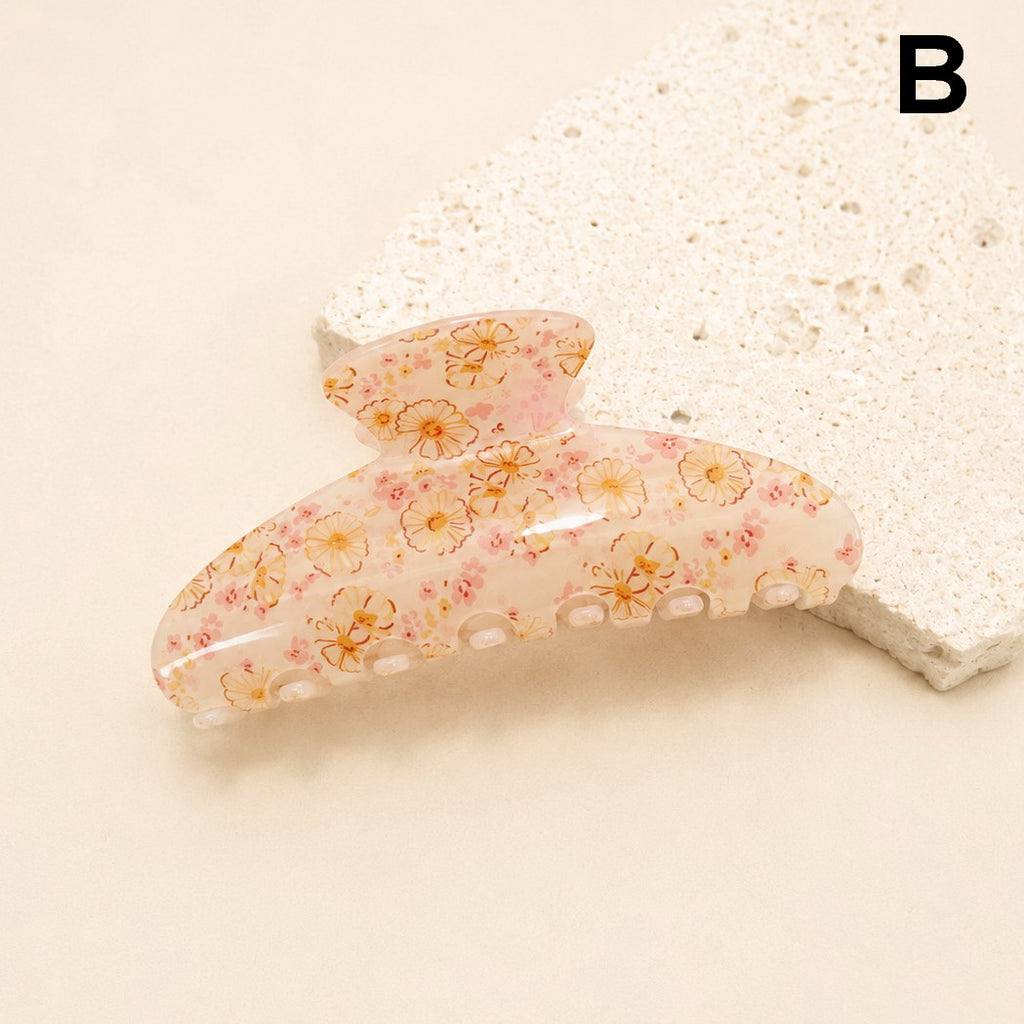 FLORAL FLOWER HAIR CLAW CLIP | 40H1140