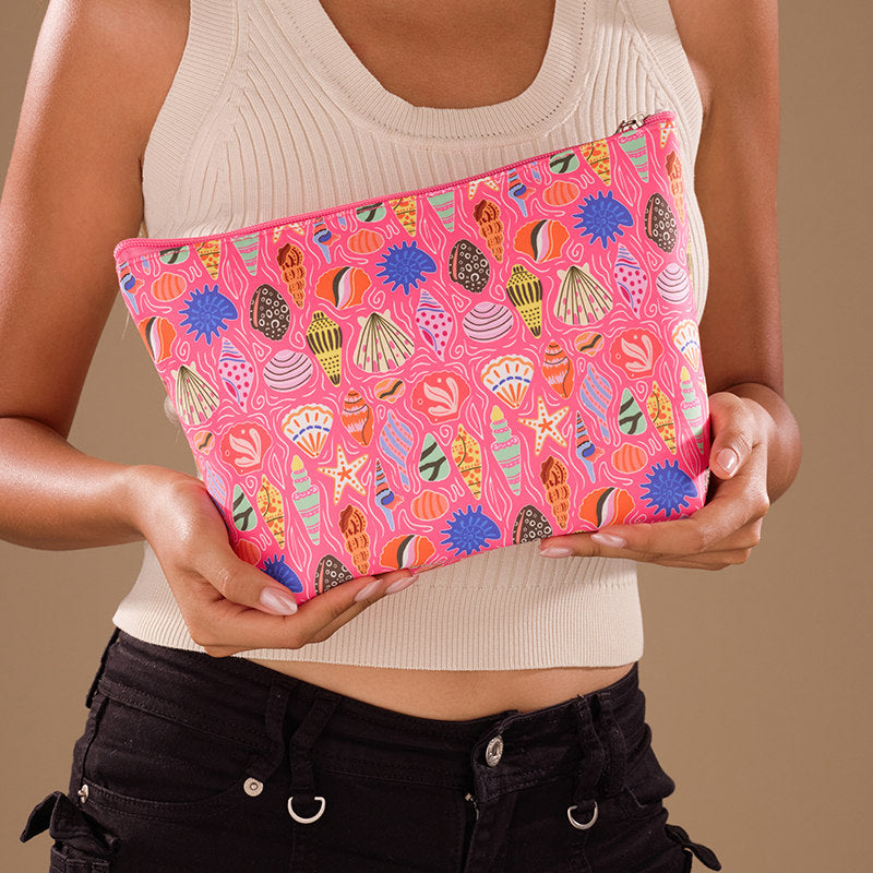TRAVEL BOW CHERRY COSMETIC MAKEUP POUCH BAG | 40P553