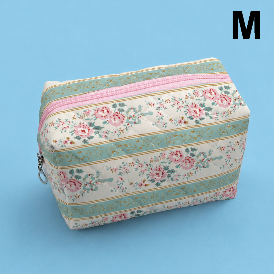 FLORAL TOILE PATTERN MAKEUP COSMETIC POUCH BAG | 40P562
