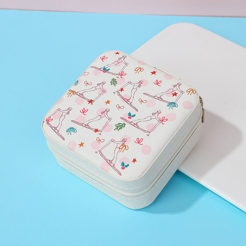 DESIGNED JEWELRY ORGANIZER TRAVEL BOX CASE | 40P566