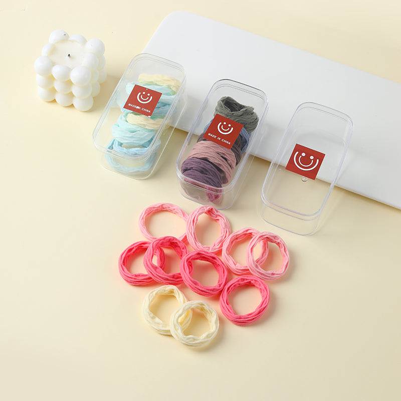 Stretchable Silky Hair Ties 10-Pc Set | 40S746