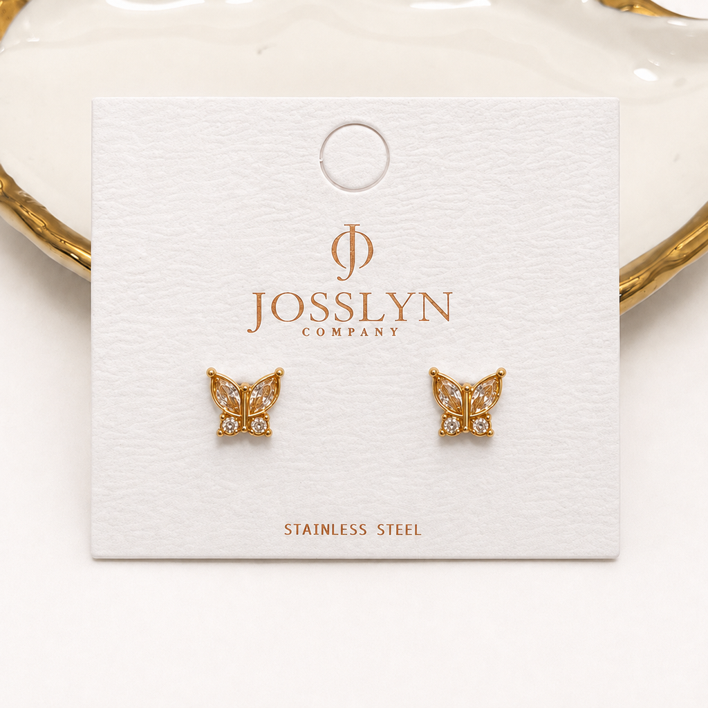 18K STAINLESS STEEL TARNISH FREE STUD EARRINGS | 40E469