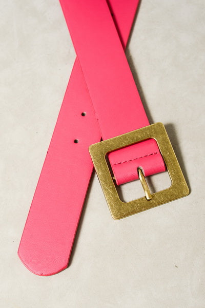 CLASSIC OVERSIZED SQUARE BUCKLE BELTS | 40BT604