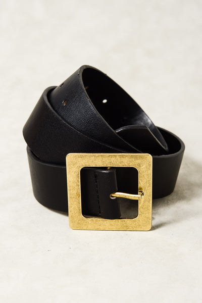 CLASSIC OVERSIZED SQUARE BUCKLE BELTS | 40BT604