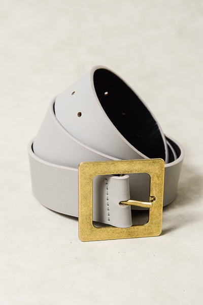 CLASSIC OVERSIZED SQUARE BUCKLE BELTS | 40BT604