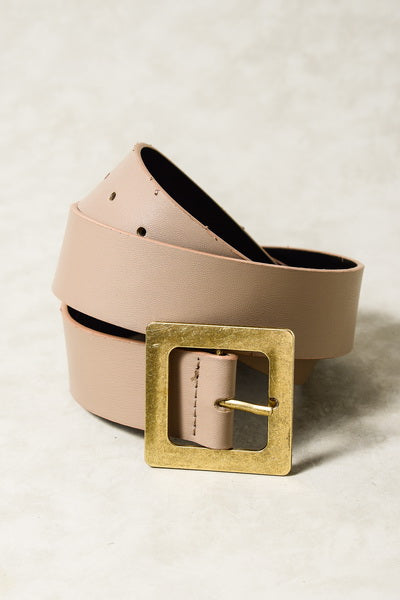CLASSIC OVERSIZED SQUARE BUCKLE BELTS | 40BT604