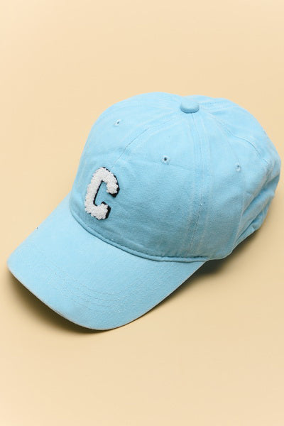 WASHED SHERPA INITIAL BASEBALL CAP 40HW705