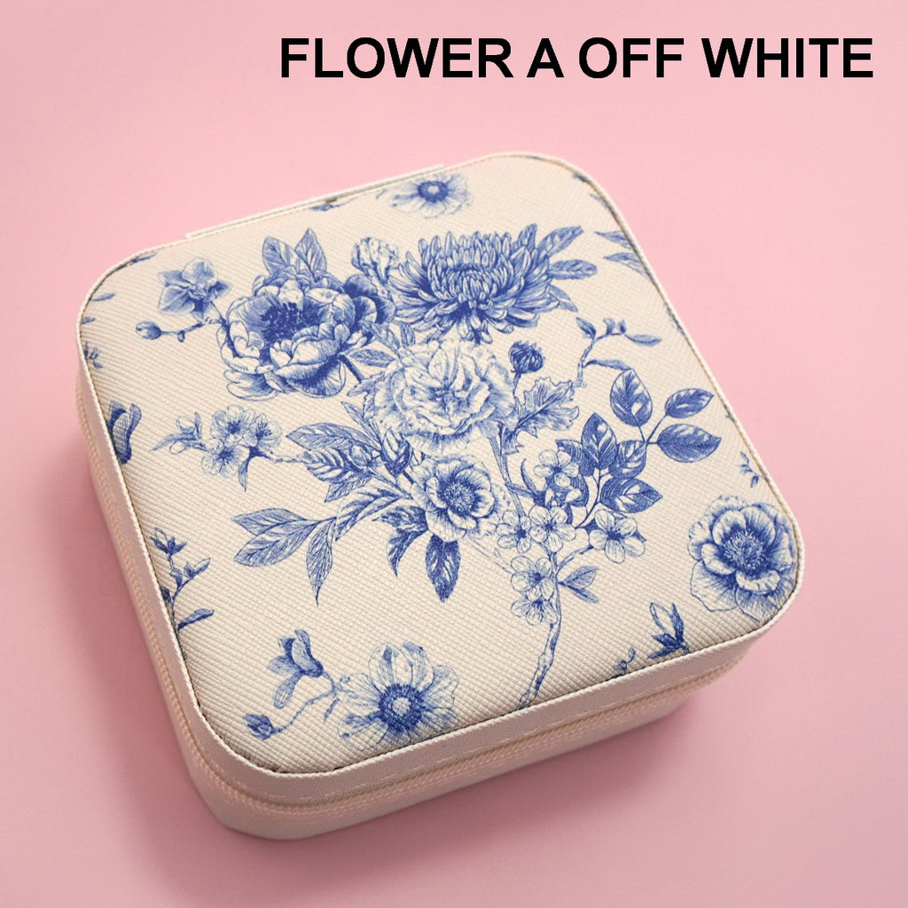 DESIGNED JEWELRY ORGANIZER TRAVEL BOX CASE | 40P566