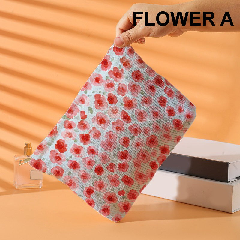 TRAVEL BOW CHERRY COSMETIC MAKEUP POUCH BAG | 40P553