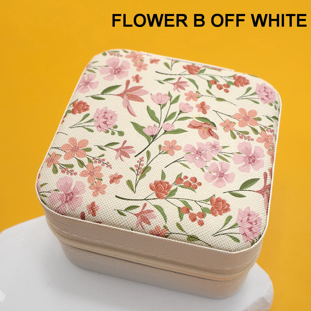 DESIGNED JEWELRY ORGANIZER TRAVEL BOX CASE | 40P566