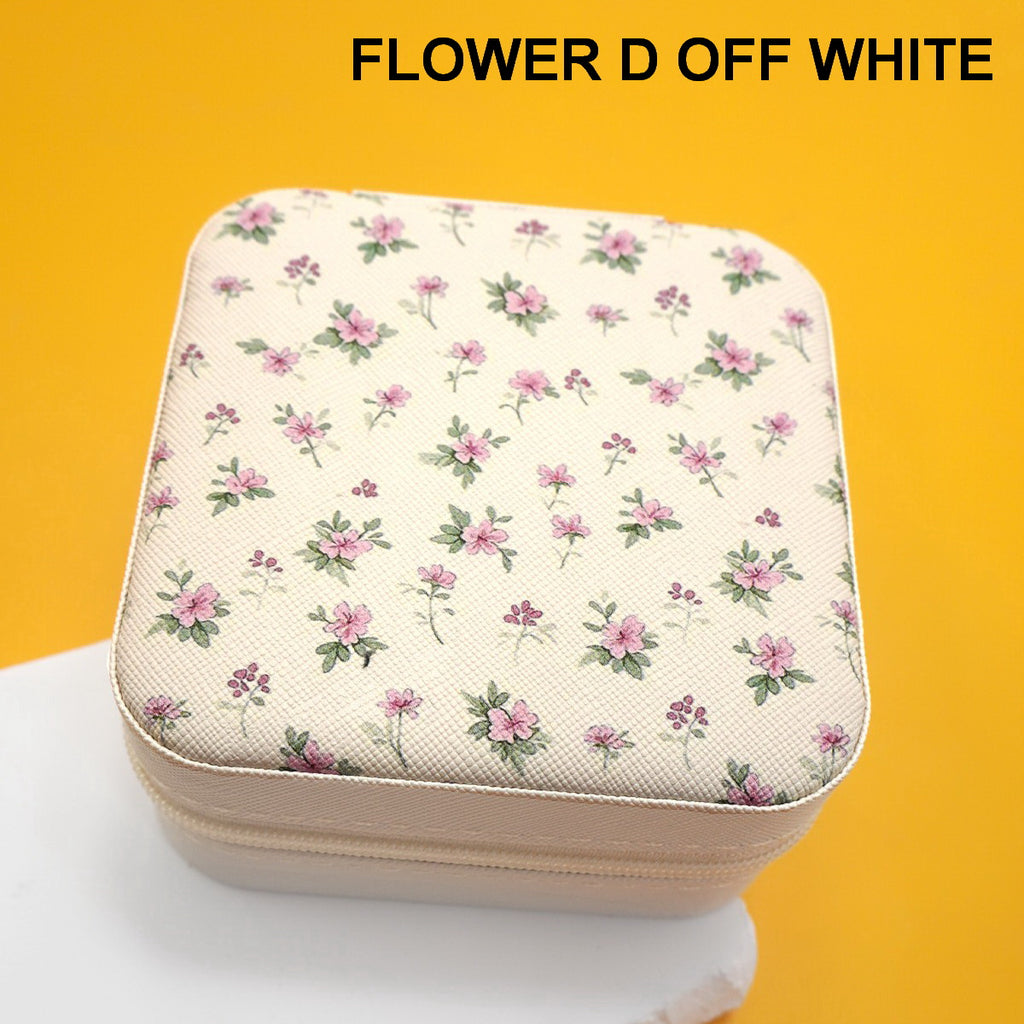 DESIGNED JEWELRY ORGANIZER TRAVEL BOX CASE | 40P566