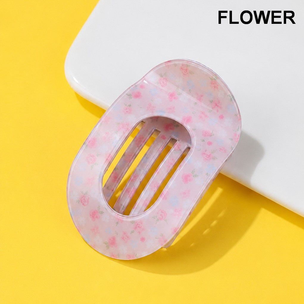 Jumbo Lay Flat Oval Hair Claw Clips Secure Styling | 40H1137