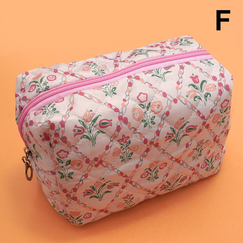 FLORAL TOILE PATTERN MAKEUP COSMETIC POUCH BAG | 40P562
