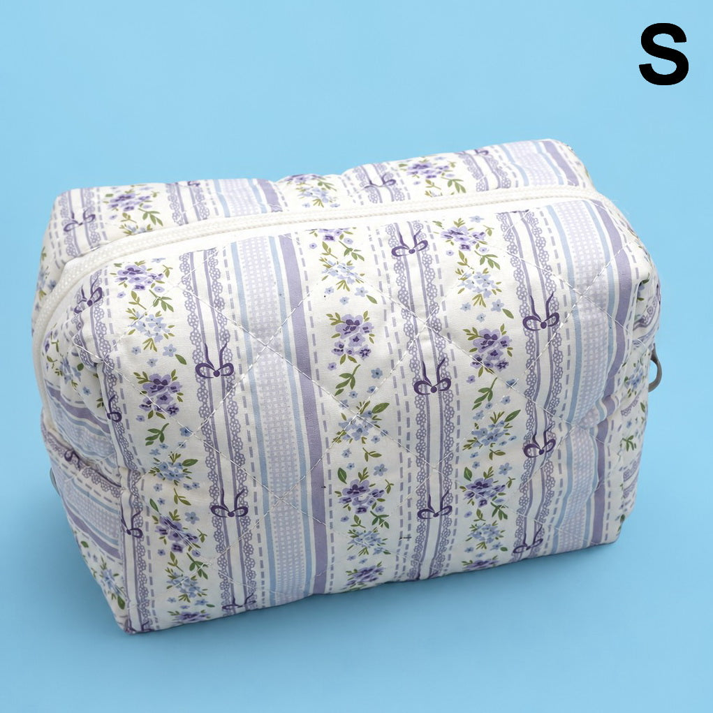 FLORAL TOILE PATTERN MAKEUP COSMETIC POUCH BAG | 40P562