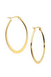 18K STAINLESS STEEL WATERPROOF TARNISH FREE HOOPS | 40E417