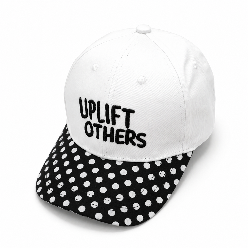 "Up Lift Others" Polka Dot Baseball Cap | 40HW758