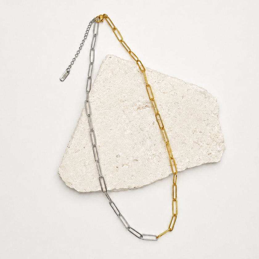 18K Stainless Steel Tarnish Free Waterproof Neck | 40NK9502
