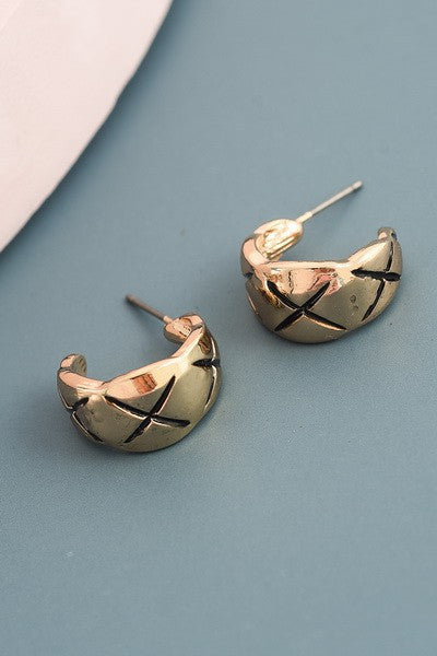 MINI HOOP WITH ACCENT EARRINGS | 31E21633