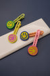 RUBBER SMILEY HAIR CLIPS | 40H495