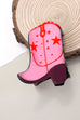 WESTERN COWGIRL BOOT HAIR CLAW CLIPS  40H570