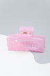TRANSLUCENT PASTEL HAIR CLAW CLIPS 40H581