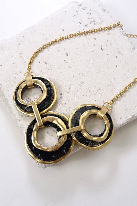 MARBLE STONE NECKLACE | 510180183