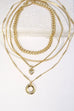 Chunky chain layered necklace | 250145819