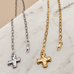 NOTABLE HAMMERED CROSS FRONT TOGGLE NECKLACE | 40NK9666