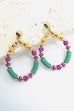 BEADED TEARDROP EARRING | 310324405