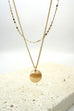 Layered coin necklace | 470118696