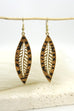 LEAF WOOD EARRINGS | 25E203