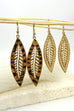 LEAF WOOD EARRINGS | 25E203