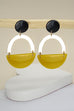 MIXED MEDIA GEO DROP EARRING | 26E0289